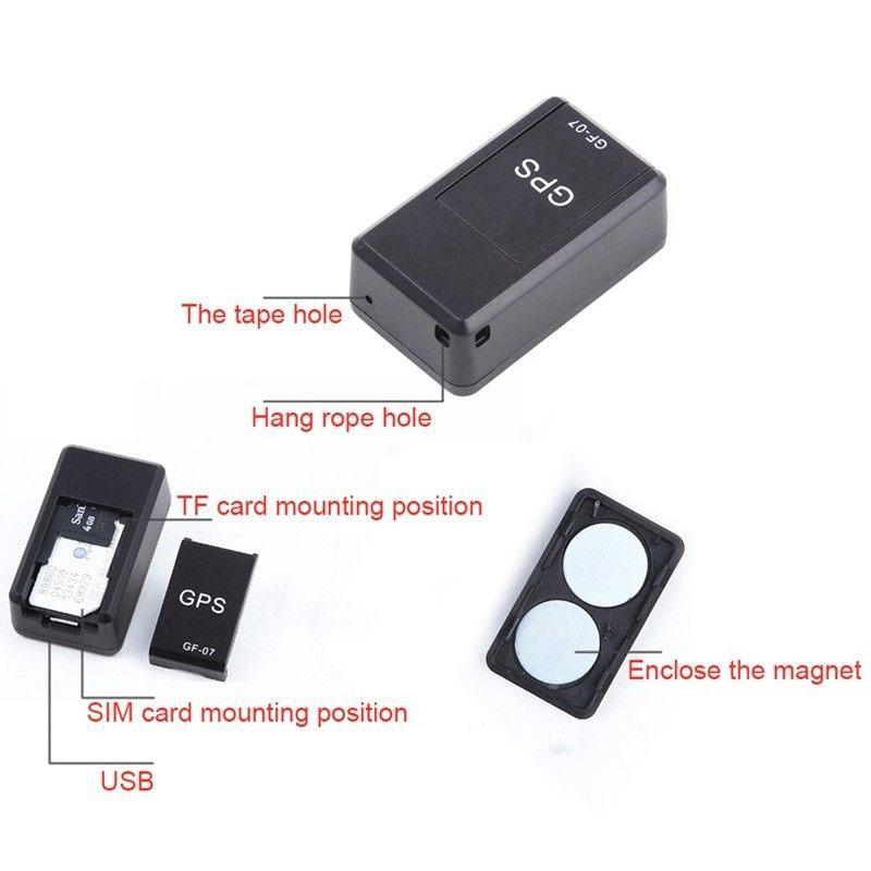 BEESCLOVER Mini Location Tracker Locator System GF-07 GPS Long Standby Magnetic SOS Tracking Device For Vehicle/Car/Person r25