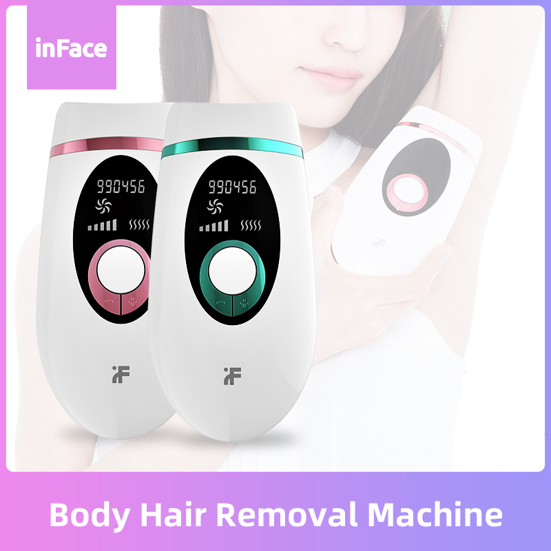 InFace 900000 Flash Permanent IPL Epilator Laser Hair Removal Electric Painless Threading Whole Body Hair Remover from Youpin