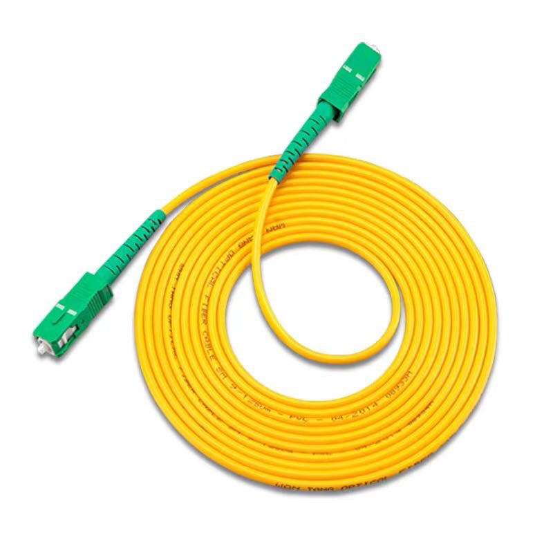 10PCS/lot SC /APC Simplex singlemode fiber optic patch cord Cable 2.0mm or 3.0mm LSZH Fiber Optic Patch Cord For CATV Network