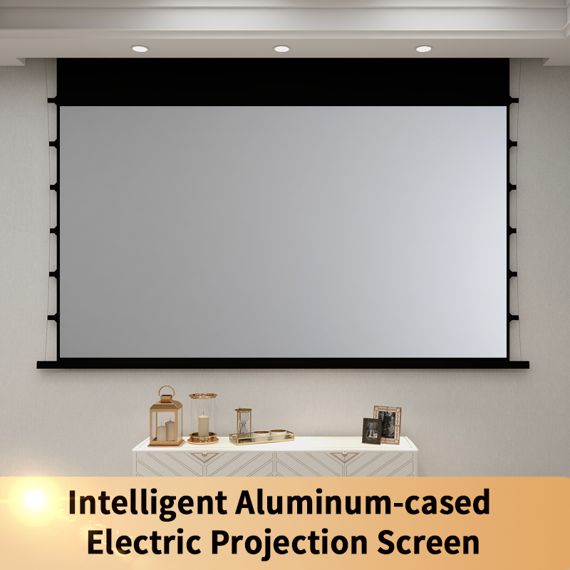 Aluminum shell electric projection screen