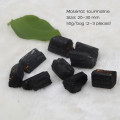 50g/pack Natural Black turmalina negra gravel Rough Rock Gemstone Collectibles Mineral Specimen Healing Crystal Stone Home Decor