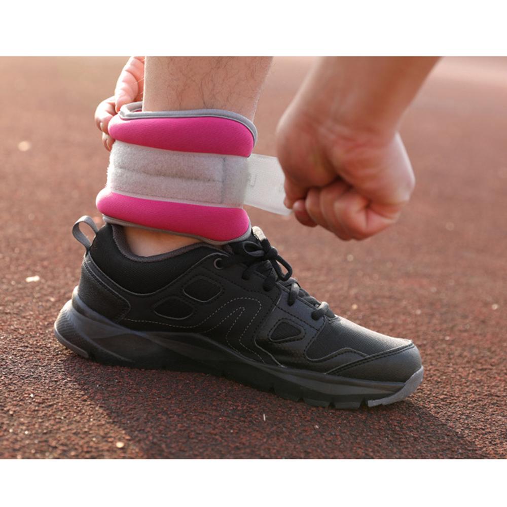 2.2lbs Compact Ankle Weight Women Wrist Weight Strap Bracelet Workout Fitness Running Jogging Weight Sandbag Runner Gear