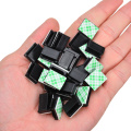 30pcs Self-adhesive Cable Clips Clamp Holder for Rectangle Plastic Mount Clamp Home Parts Accessories