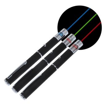 Powerful Red Blue Green Laser Pointer Pen Visible Beam Light 5mW Lazer 650nm