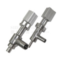 Filling valve of pneumatic filling machine air valve spare parts 64mm-19mm pipe and connector SS304