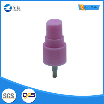 Pink Plastic Fine Mist Spray Pump Ribbed Base