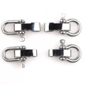 1pcs High quality Alloy Adjustable O/U Shape Anchor Shackle Outdoor Survival Rope Paracord Bracelet Buckle For Outdoor Sport