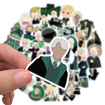 10/30/50pcs Draco Malfoy Stickers Characters Graffiti Notebook Motorcycle Skateboard Decal Cartoon Stickers Kids Toy Gift Label