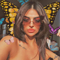 2020 Butterfly Rimless Sunglasses Women Ocean Lens Sun Glasses Oversize Fashion Metal Shades Sunglasses UV400 Glasses Oculos