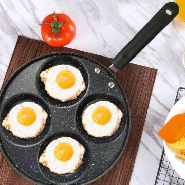 3/4 hole Frying Pot Thickened Omelet Pan Non-stick Egg Pancake Steak Pan Cooking Egg Ham Pans Breakfast Maker