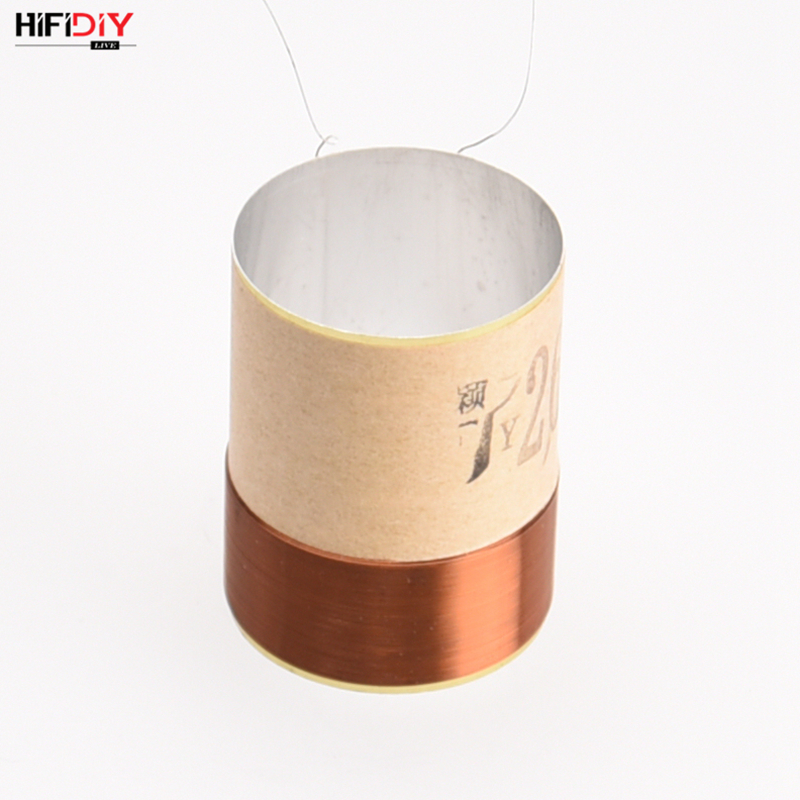 HIFIDIY LIVE 2 INCH~8 inch 16.2mm~26mm bass Voice Coil Speaker Repair accessories White Aluminum Sound Air Outlet DIY Parts