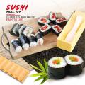 Sushi Tool Set DIY Roller Sushi Roll Mold Making Meat Vegetables Laver Rice Roll Sushi Mold Making Kitchen Accessories Kit Tools