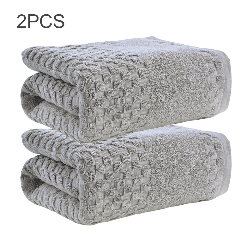 2pcs/pack Thickened Soft Home Hotel Large Household Water Absorbing Bath Towel Quick Dry Bathroom Comfortable 70x140cm Beach