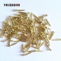300PCS 6mm 8mm 10mm Round Furniture drum nail Fit Hinges Flat Round Head Phillips Cusp Fasteners Hardware gold bronze