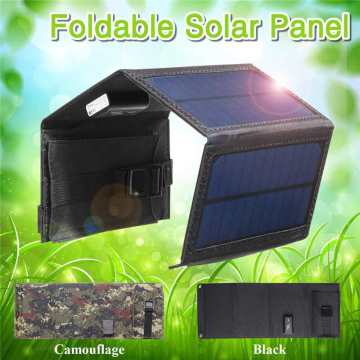 10W Portable 5V Solar Panel Folding Foldable Waterproof Charger Mobile Power Bank for Phone Battery USB Port