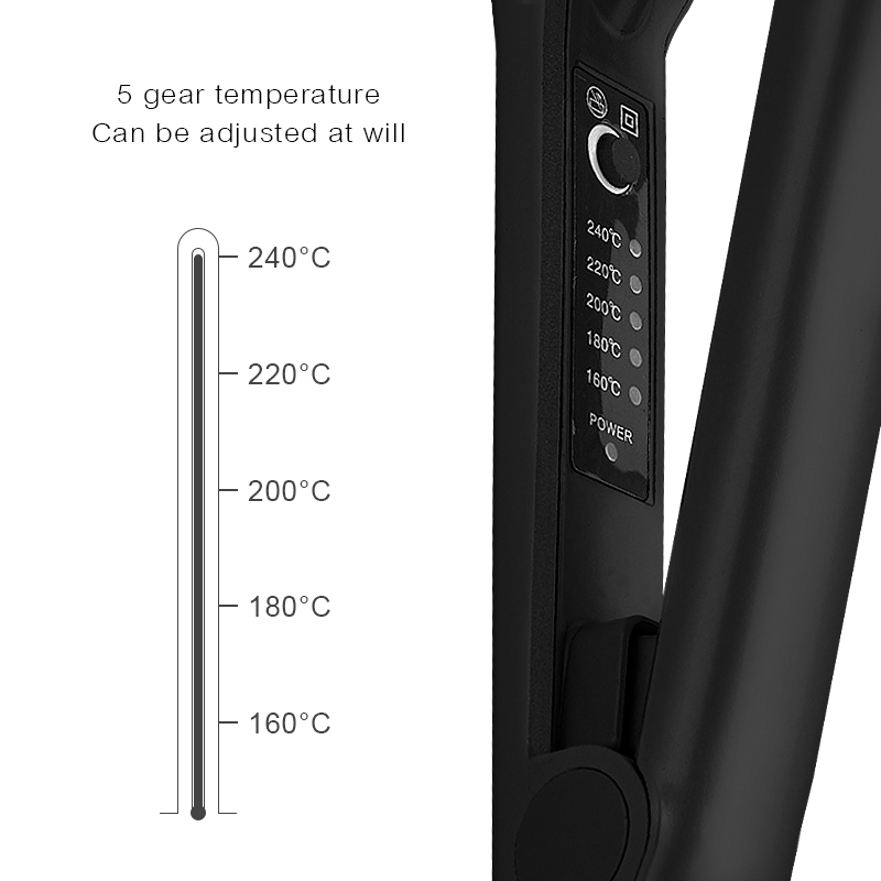 240V Curling Iron Five-speed Temperature Adjustment Ceramic Hair Curler Crimper Wand Beauty Personal Care Appliance Salon Tools