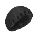 Deep Conditioning Heat Steam Cap Microwavable Micro-Hair Cap Hair Thermal Treatment Cap for Styling Tools Black