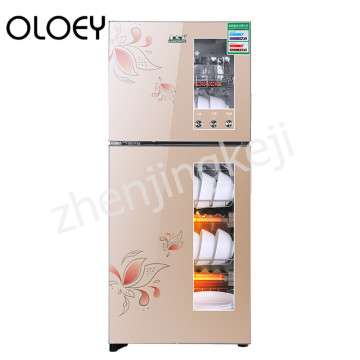 Vertical Disinfection Cabinet Cabinet Type Kitchen Utensils Double Door High Capacity Small Bowlware Cabinet Gold 150L Storage