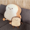 Creative Emotional Toast Bread Plush Toy Cute Crossbody Bag Cartoon Stuffed Doll Bed Sofa Pillow Birthday Gifts for Kids Girls