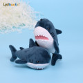 15cm Cute Simulation Shark Plush Key Chain Pendant Toys Soft Cartoon Whale Stuffed Doll Backpack Keychain Bag Pendant Kids Gift