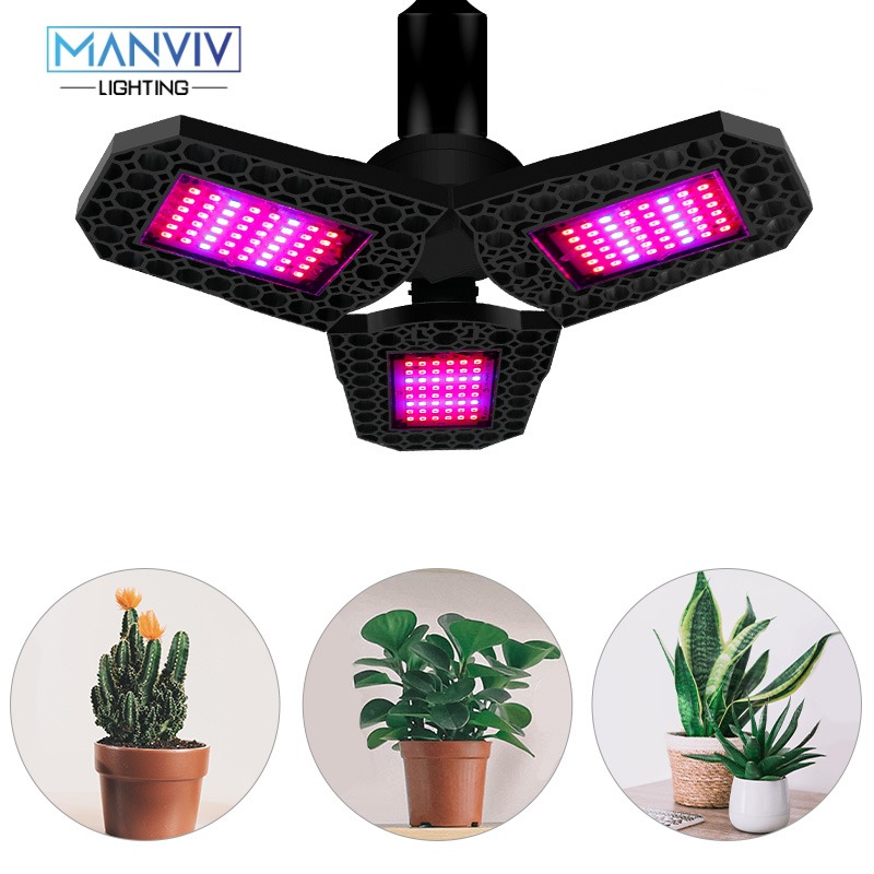 Grow Light Plant Growth Lamps Full Spectrum Light AC85V-265V 40W 60W 80W Phytolamp For Plants Professional Lighting Indoor Plant