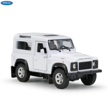 WELLY 1:36 Land Rover Defender alloy car model machine Simulation Collection toy pull-back vehicle Gift collection