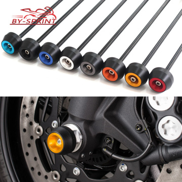 Motorcycle CNC Front & Rear Axle Fork Wheel Protector Crash Sliders Cap For KAWASAKI Ninja ZX-10R ZX-10RR zx10R zx10RR 2016-2020