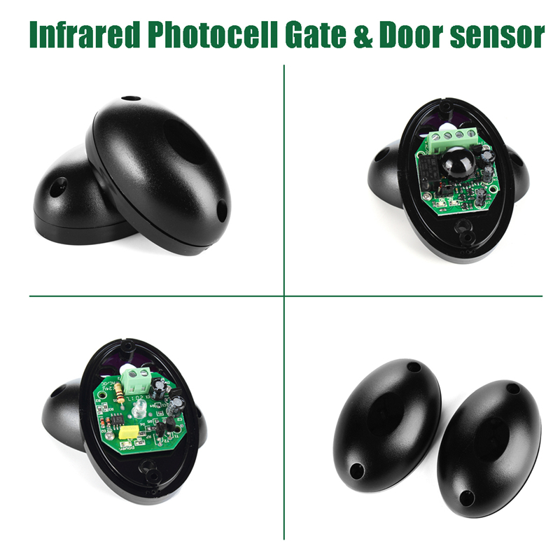 Outdoor Wired Active Photoelectric Single Beam Infrared Sensor Barrier Detector for Gate Door Window