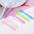 5pcs Colorful PP Cosmetic Spatulas Face Cream Makeup Mask Spoon Cosmetic Beauty Scoop Eye Cream Stick Face Body Makeup Tools