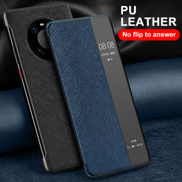 For Huawei Mate 40 Pro+ Case Leather + PC Auto Sleep Wake Up Flip Cover for Huawei Mate40 Pro Plus Mobile Phone By Free Shipping