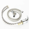 Single Wide Tap Bath Sink Shower Head Spray Hose Push on Mixer Hairdresser Pet Household Faucet Extenders