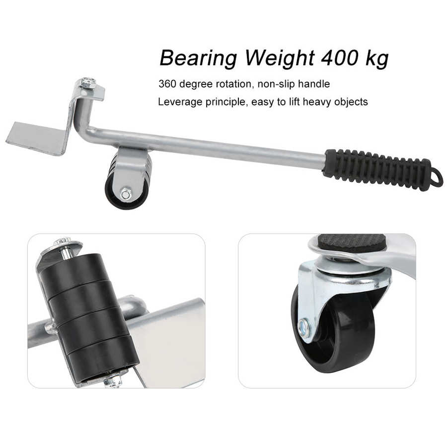 Construction tools professional Furniture Transport Set Silver Lifter Moving Plate for Heavy Objects Bearing 400KG Household