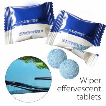 10Pcs Car Solid Cleaner Concentrated Effervescent Tablets Windshield Wiper Washer Glass Water Window Repair Auto Accessories