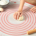 40*30cm food grade silicone fiberglass mat with scaled mat and face mat Non-slip oven baking mat