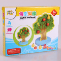 Montessori Wooden Magnetic Apple Pear Tree Math Toys Early Learning Educational Wooden Toys for Children Boys Birthday Gifts