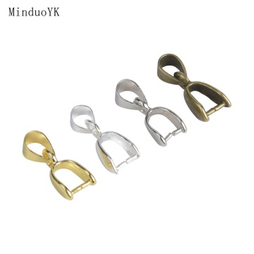 10-20 Pcs/Lot Pendant Clip Hooks Bails Connectors Accessories Jewelry Findings Charm Clasps For Jewelry Making DiY Supplies