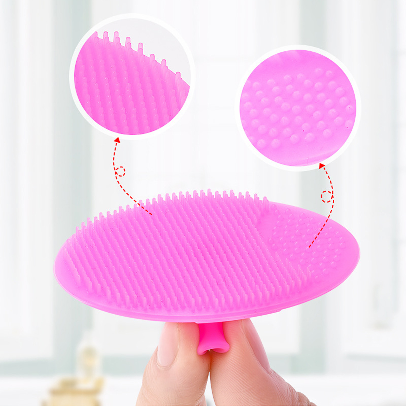 Silicone Shampoo Brush Scalp Massage Brush Children's Shampoo Massager