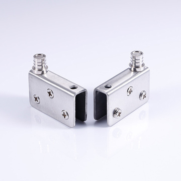 1/2/4pcs Stainless Steel for 5-8mm Glass Door Glass Pivot Clamps Door Hinges TUE88