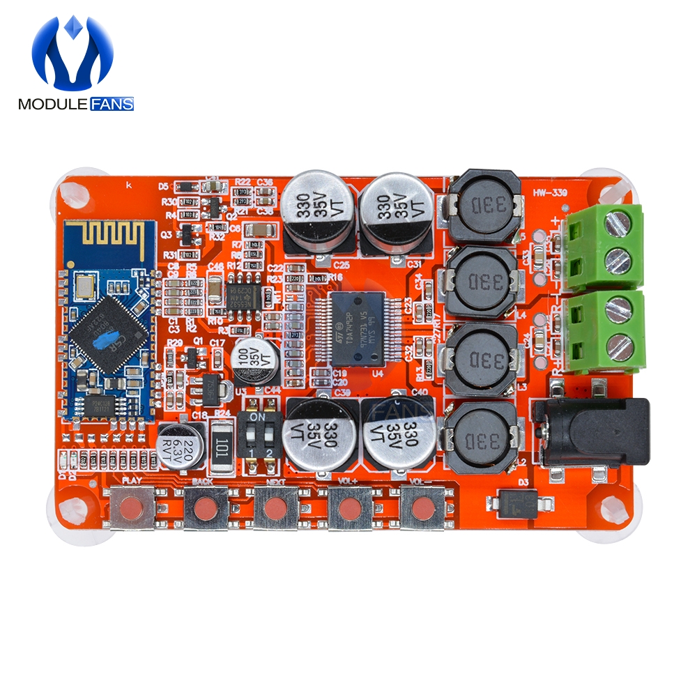 TDA7492P 50W+50W Wireless Bluetooth 4.0 Audio Receiver Digital Amplifier Board AMP Module BLE V4.0 2X50W Diy Electronic