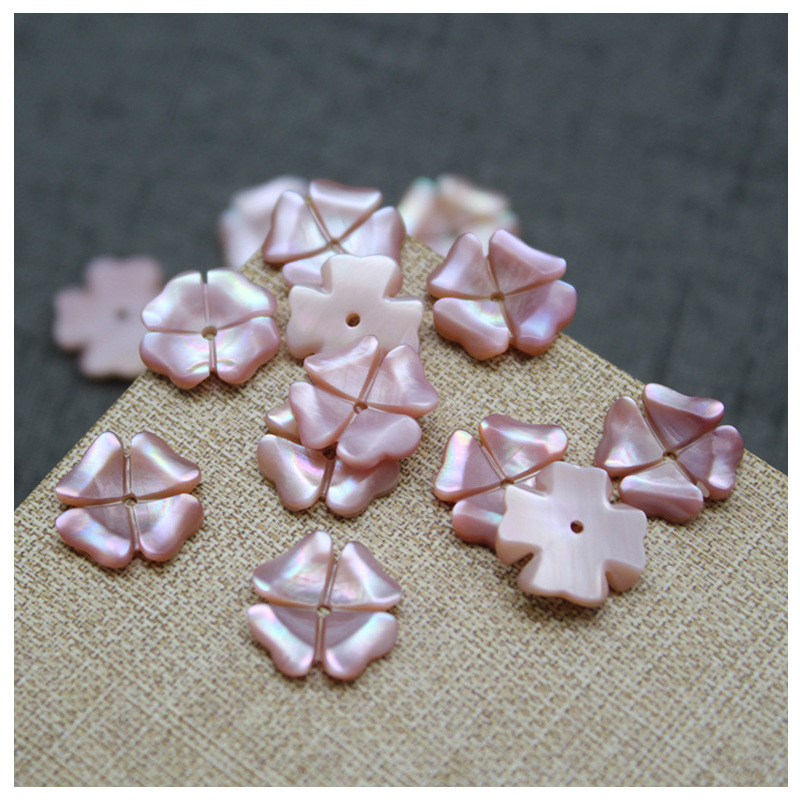 10Pcs/Lot Natural Shell Beads White Pink Pearl Shell Carved Flower Beads For Jewelry DIY Making Bracelet Necklace Accessories