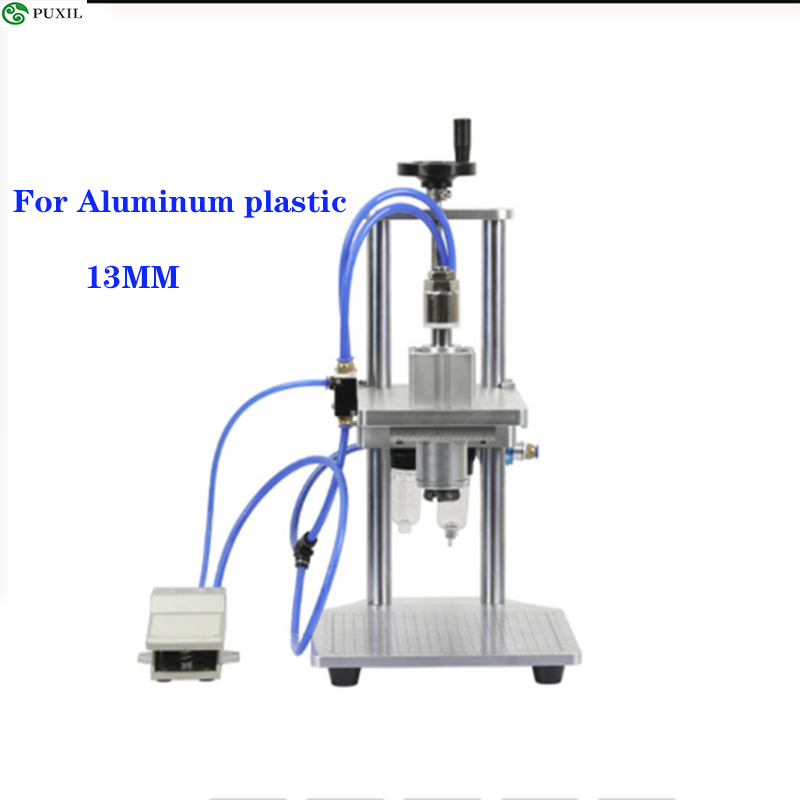 Pneumatic Oral Liquid Penicillin Antibiotic Injectable Bottle Capper Aluminum Plastic Glass Vial Crimper Capping Machine