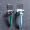 1PC 304 stainless steel Razor Holder Men Shaving Shaver Shelf Shaving Razor Rack Bathroom Home Viscose Wall Hooks Hanger