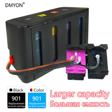 DMYON Compatible for HP 901 Continuous Ink Supply System Officejet J4500 4500 J4540 J4550 J4580 J4585 J4624 J4535 J4600 Printer