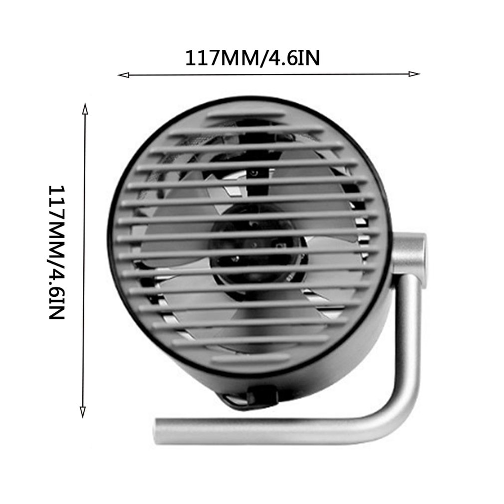 Small Personal USB Fan Portable Mini Table Desk Fan with Twin Turbo Blades Whisper Quiet For Home Office Outdoor Travel
