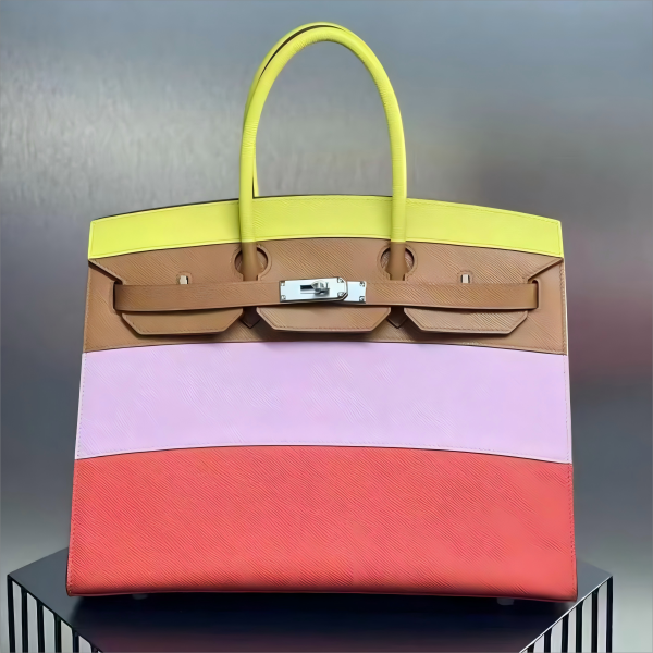 Fashionable Leather Patchwork Tote