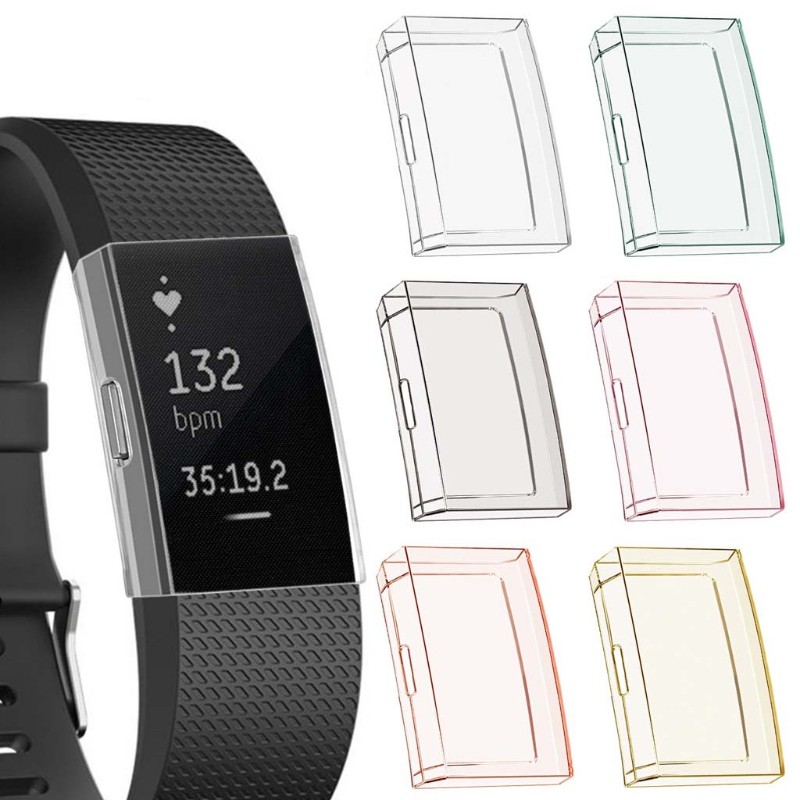 For -Fitbit Charge 2 tpu protective case for smart watch band accessories 1XCE
