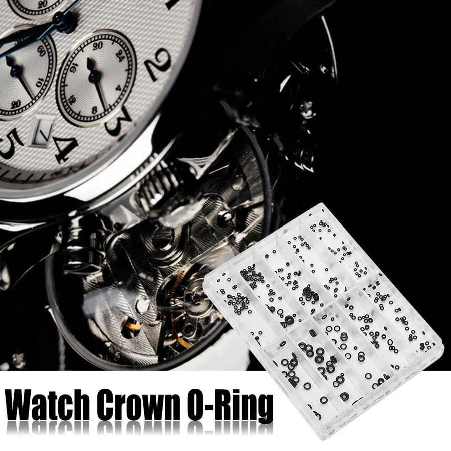 10 Grids Watch Head Waterproof Ring Watch Crown O-Ring Waterproof Seals Repair Tools Hot Sale