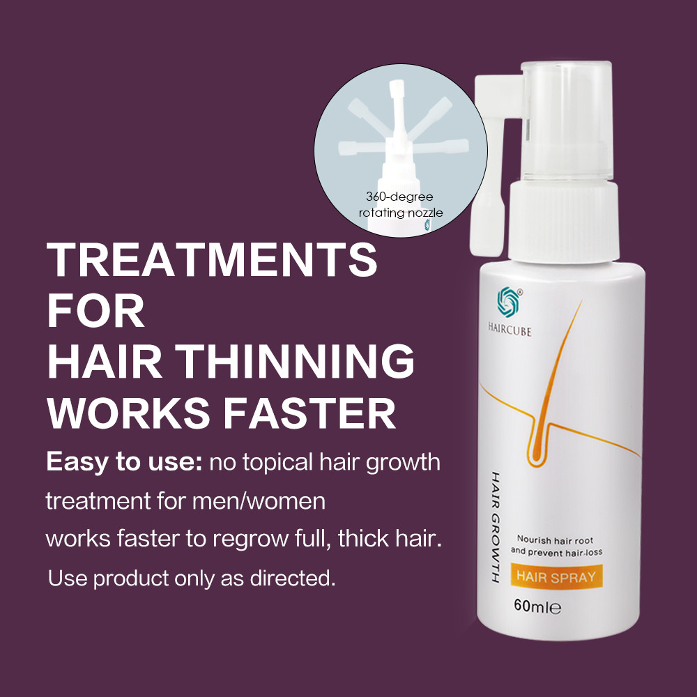 HAIRCUBE Fast Hair Growth Essence Oil Anti Hair Loss Treatment for Hair Growth Serum Spray Hair Loss Products Herb Hair Tonic