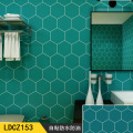 Kitchen Oil-proof Self Adhesive Stickers Bathroom Floor Tiles Waterproof Wallpaper PVC Vinyl Mosaic Pattern Wall Stickers Decor