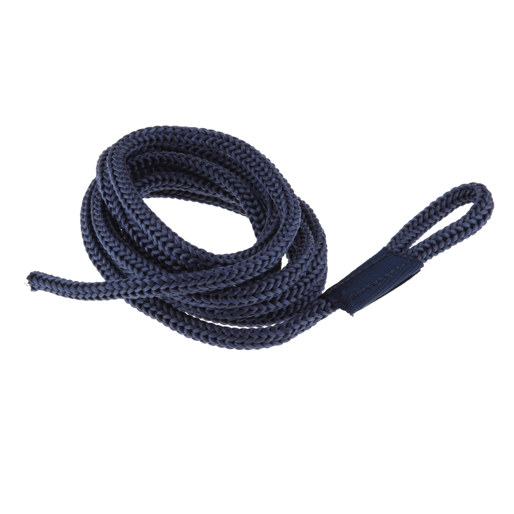 1 Pcs Boat Fender Lines 1/4 INCH X 5 FT Bumper Whips Rope Docking Blue Fits G0 G1 Boat Fender Bumper Boat Accessories Marine